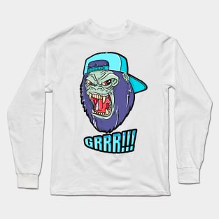 bad angry gorilla Long Sleeve T-Shirt